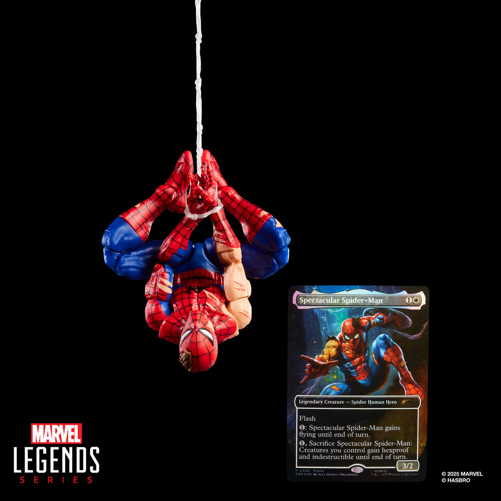 Marvel Legends Series - Magic: The Gathering - Battle Damaged Spider-Man Action Figure (G0638)