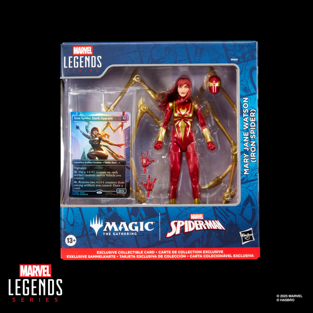 Marvel Legends Series - Magic: The Gathering - Mary Jane Watson (Iron Spider) Action Figure (G0639) LOW STOCK