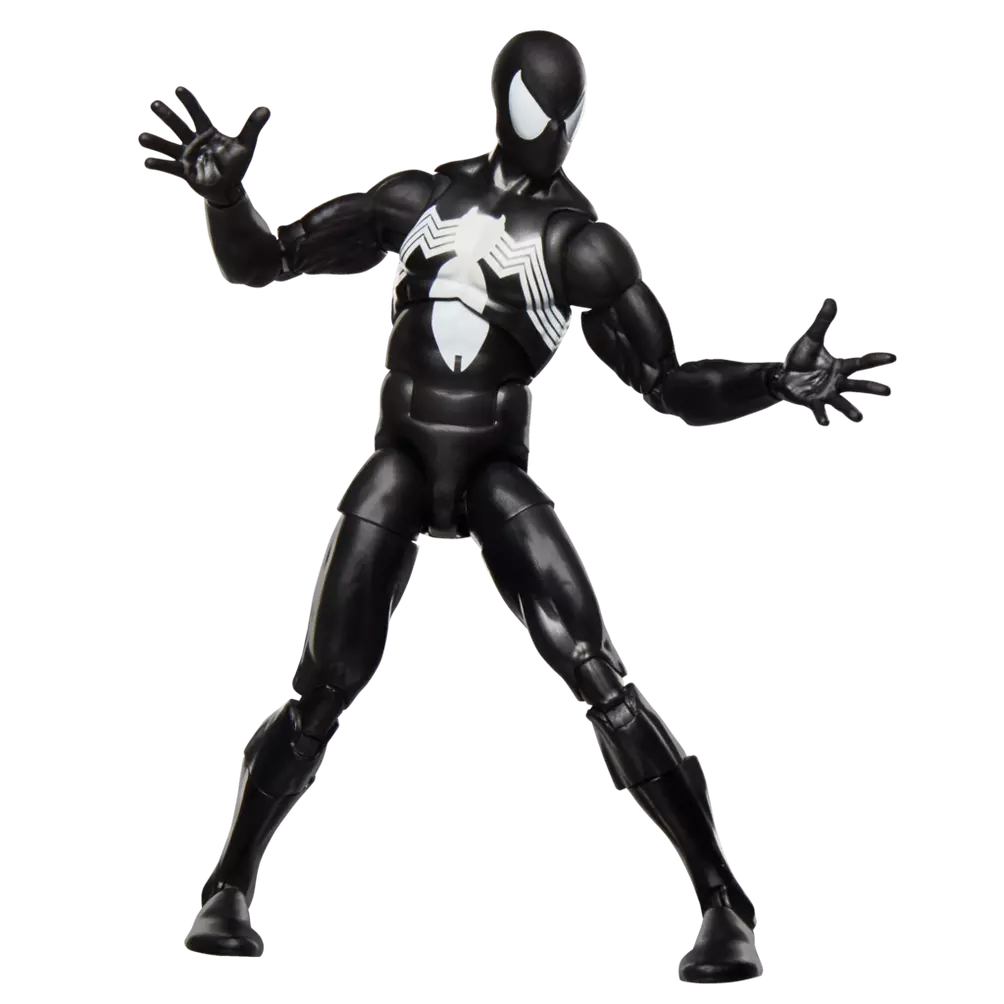 Marvel Legends Series - Secret Wars Spider-Man (Black Suit) Retro Action Figure (G0779)