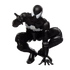 Marvel Legends Series - Secret Wars Spider-Man (Black Suit) Retro Action Figure (G0779)