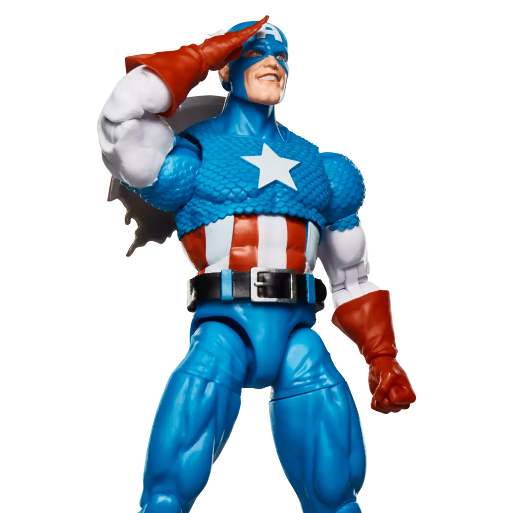 Marvel Legends Series - Secret Wars Captain America Retro Action Figure (G0781)