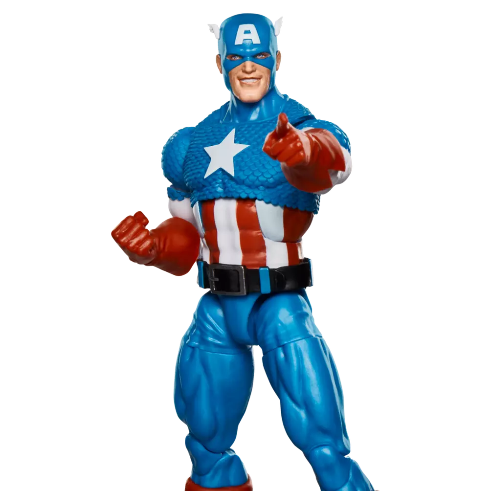 Marvel Legends Series - Secret Wars Captain America Retro Action Figure (G0781)