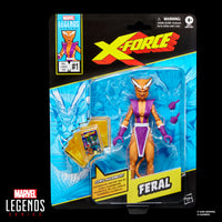 Marvel Legends - Retro Series - Comics - X-Force, Issue #1 (1991) - Feral Action Figure (G0818) LOW STOCK