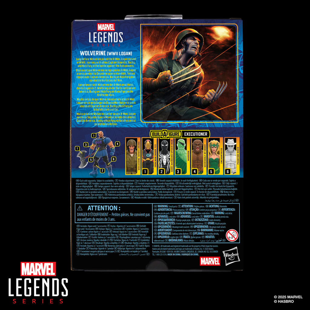 [PRE-ORDER] Marvel Legends Comics Series - Executioner BAF - Wolverine (WWII Logan) Action Figure (G0820)