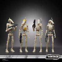 [PRE-ORDER] Star Wars: The Vintage Collection - The Phantom Menace - Battle Droid 4-Pack Action Figures (G1286)