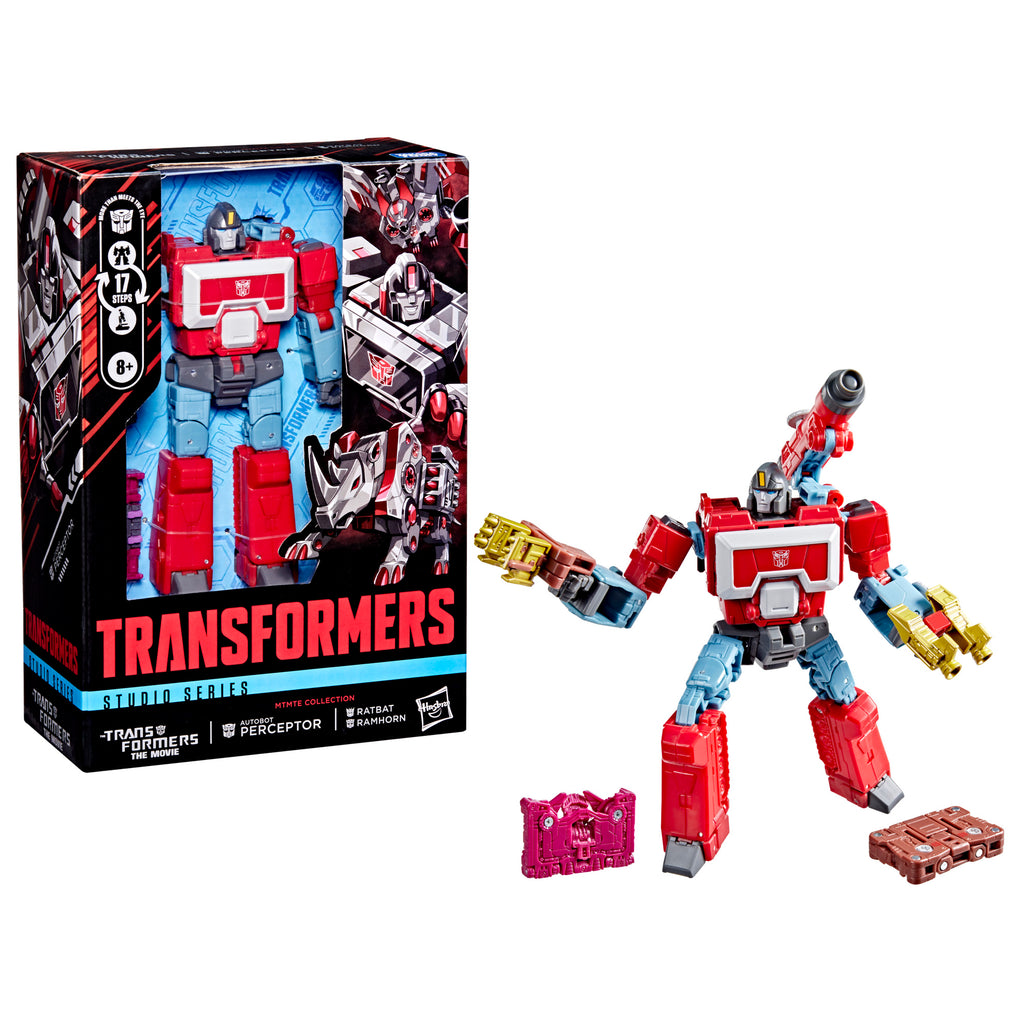 Transformers Studio Series 86 MTMTE Collection: Autobot Perceptor, Ratbat & Ramhorn Figures Set G1371