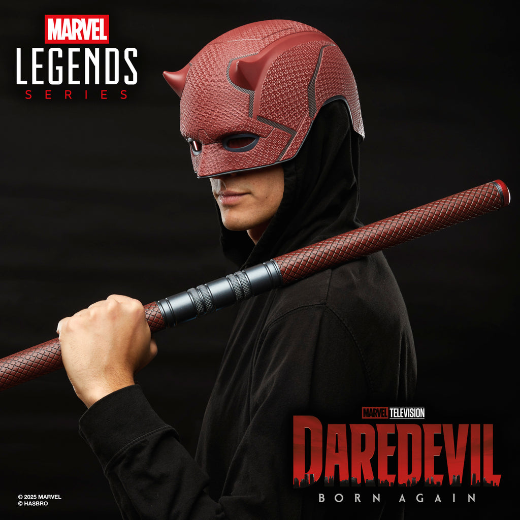 Marvel Legends Series - DareDevil: Born Again - DareDevil Premium Roleplay Mask & Billy Club (G1598) LOW STOCK