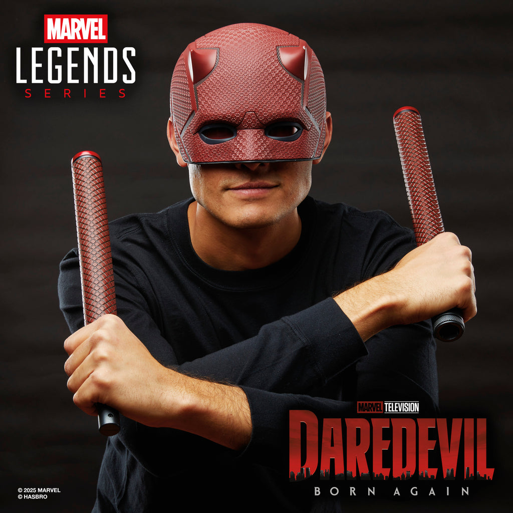 Marvel Legends Series - DareDevil: Born Again - DareDevil Premium Roleplay Mask & Billy Club (G1598) LOW STOCK