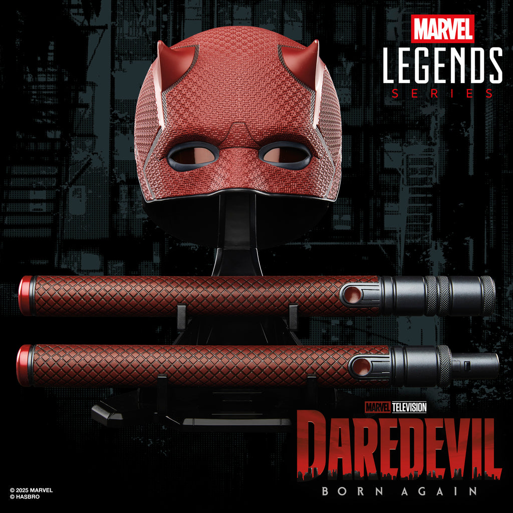 Marvel Legends Series - DareDevil: Born Again - DareDevil Premium Roleplay Mask & Billy Club (G1598) LOW STOCK