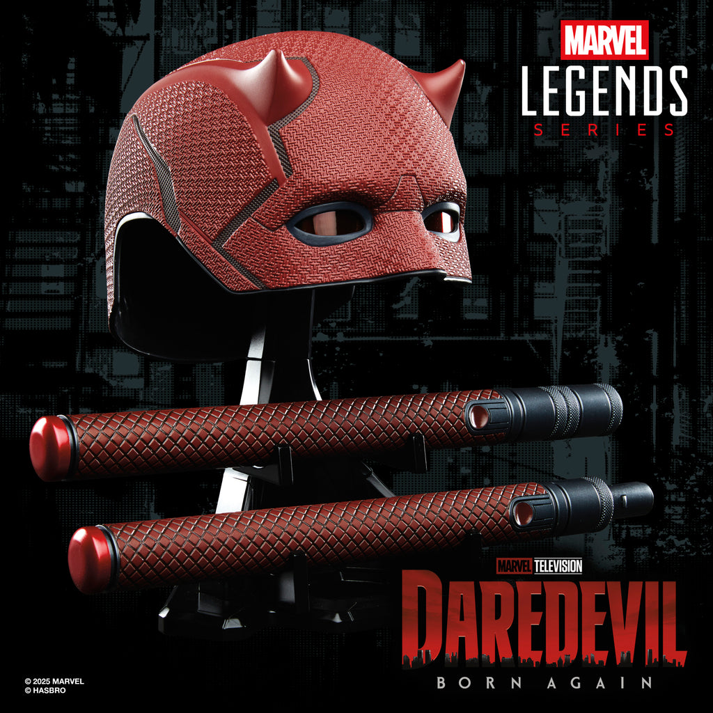 Marvel Legends Series - DareDevil: Born Again - DareDevil Premium Roleplay Mask & Billy Club (G1598) LOW STOCK