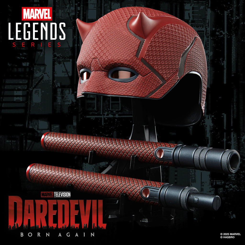 Marvel Legends Series - DareDevil: Born Again - DareDevil Premium Roleplay Mask & Billy Club (G1598) LOW STOCK