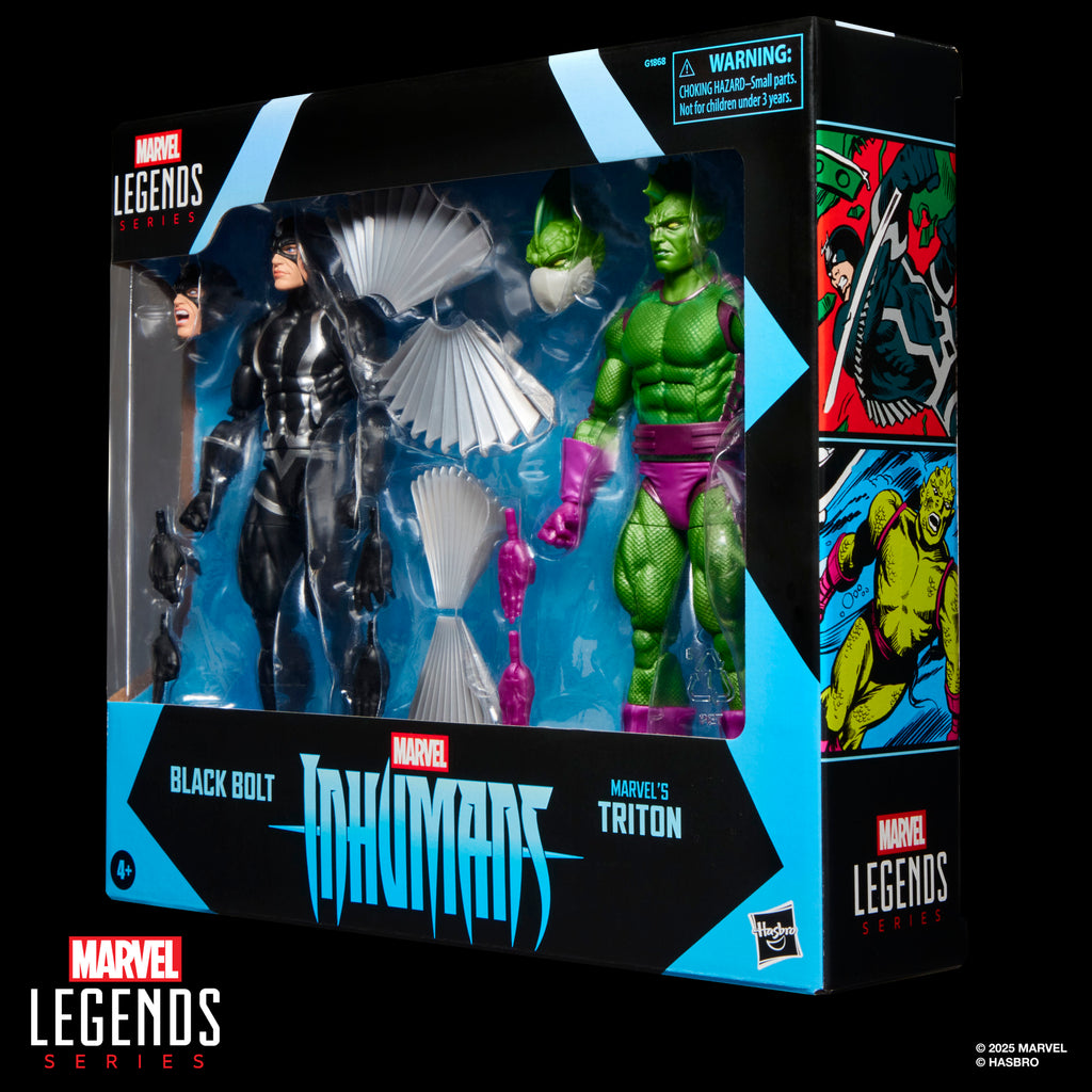 Marvel Legends Series - Inhumans - Black Bolt & Marvel's Triton Action Figure 2-Pack (G1868) LOW STOCK