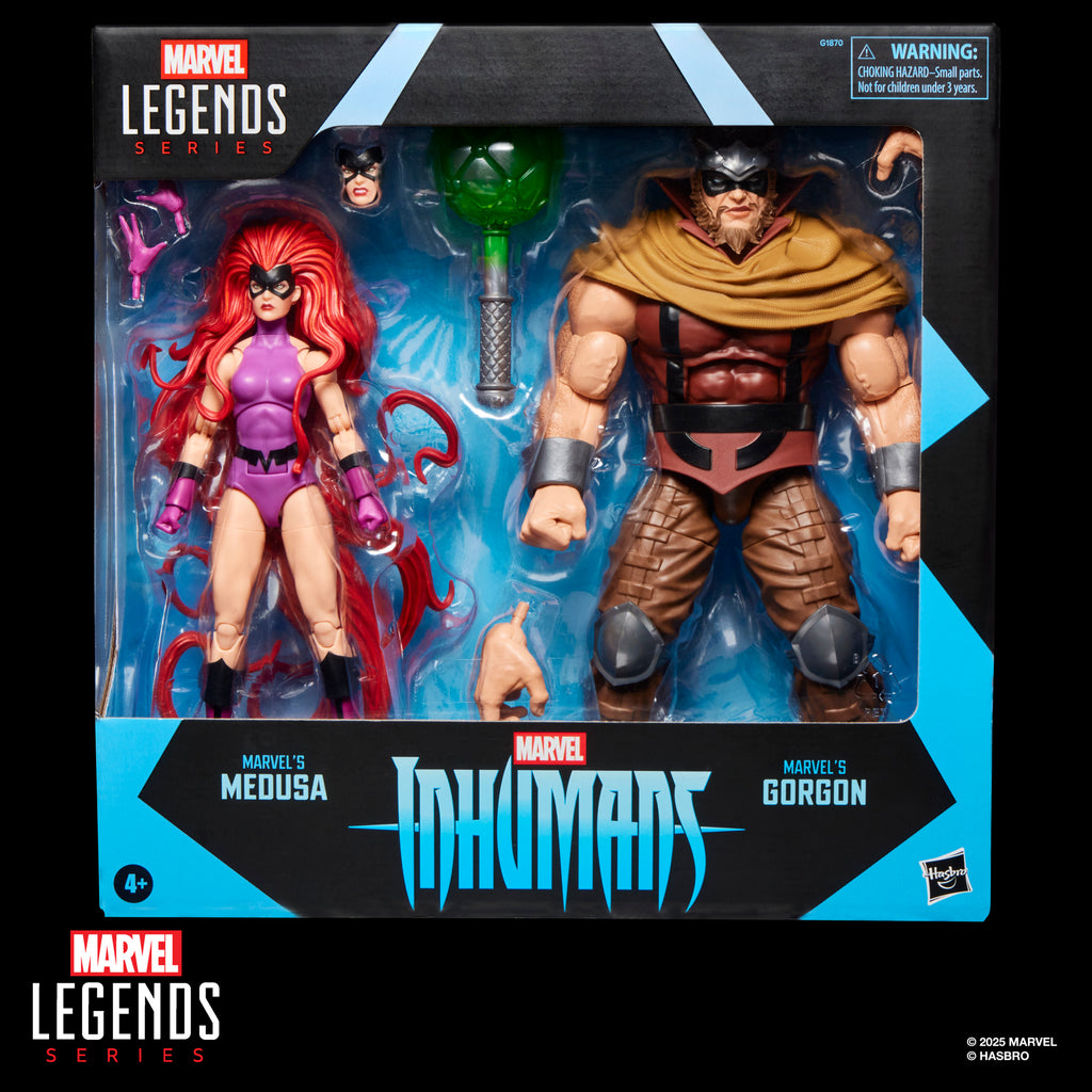 Marvel Legends Series - Inhumans - Marvel’s Medusa & Marvel’s Gorgon Action Figures (G1870) LOW STOCK
