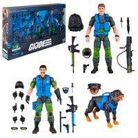 G.I. Joe: Classified Series 220 Mad Marauders Footloose, Mutt & K-9 Junkyard Action Figure Set G2070 LOW STOCK