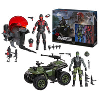 [PRE-ORDER] G.I. Joe: Classified Series #218 - Snake Eyes & Varmint ATV Vs. Stealth Viper & Cobra Stealth Flight Pod (Trubble Bubble) G2085