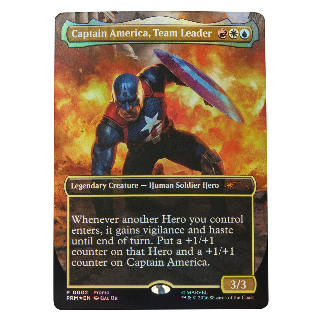 [PRE-ORDER] Marvel Legends Series - Magic: The Gathering Captain America (Avengers: Twilight) Action Figure (G2108)