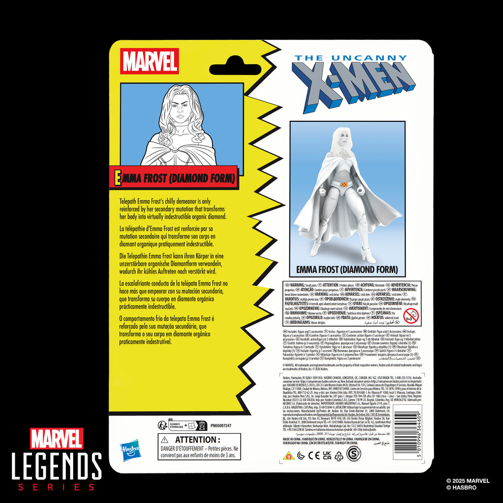 [PRE-ORDER] Marvel Legends Retro Series -  Astonishing X-Men - Emma Frost (Diamond Form) Action Figure (G2111)