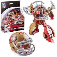 [PRE-ORDER] Transformers: Collaborative -  NFL San Francisco 49ers Goldrush Action Figure / Helmet (G2337)