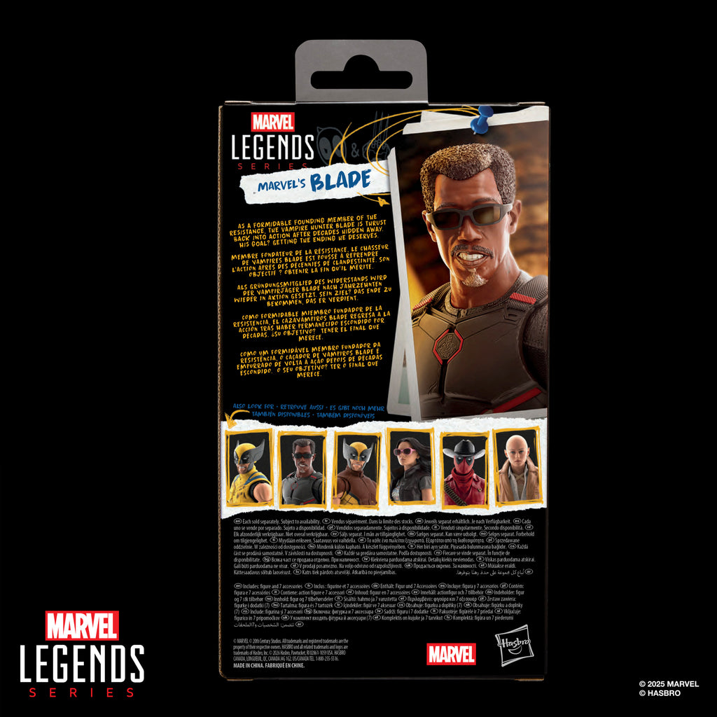 [PRE-ORDER] Marvel Legends Series - Deadpool & Wolverine (Movie) - Marvel's Blade Action Figure (G2367)