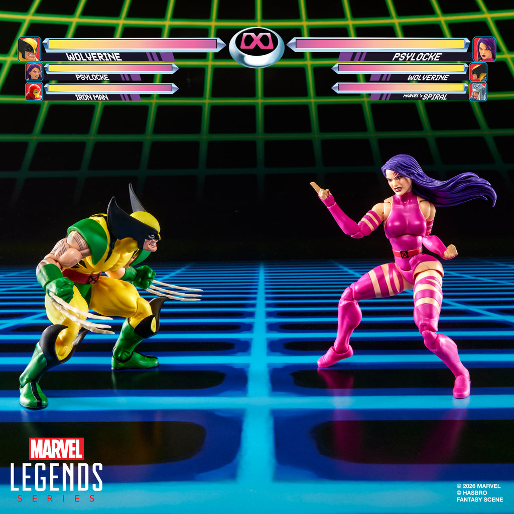 [PRE-ORDER] Marvel Legends Series - Marvel Games - Wolverine VS Psylocke Action Figure 2-Pack (G2403)