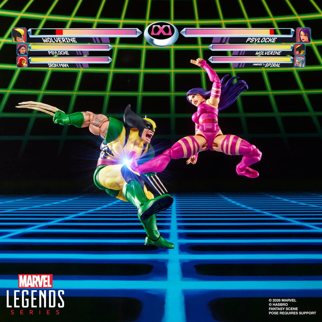 [PRE-ORDER] Marvel Legends Series - Marvel Games - Wolverine VS Psylocke Action Figure 2-Pack (G2403)