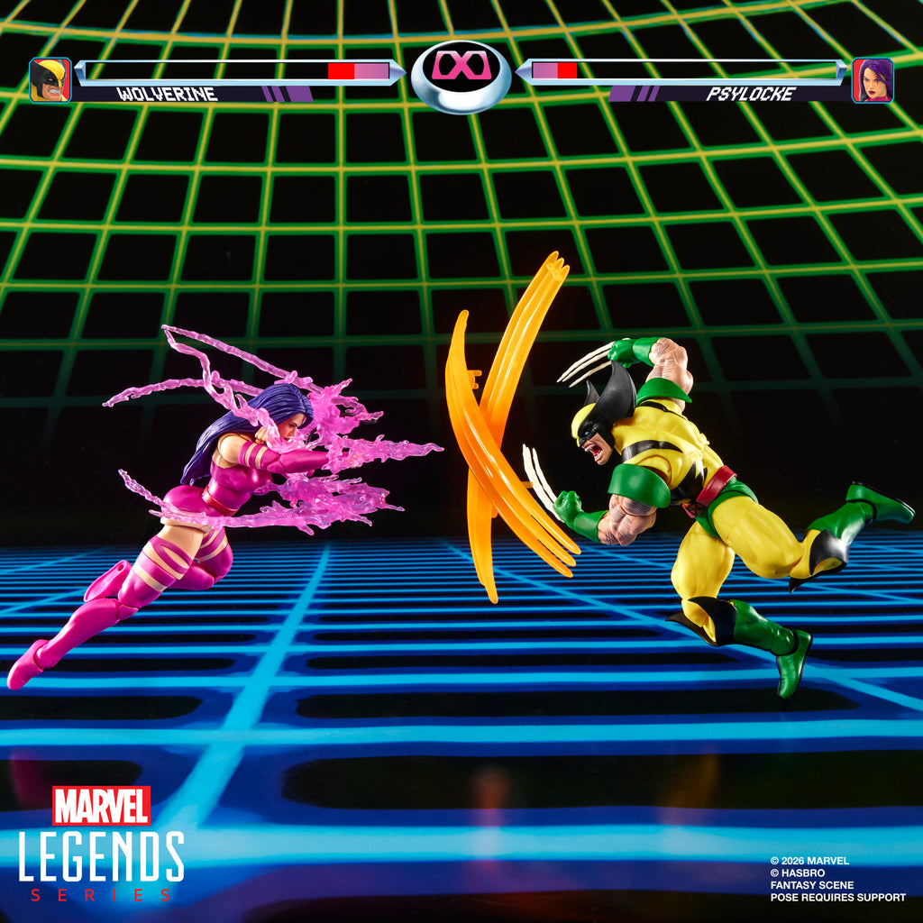 [PRE-ORDER] Marvel Legends Series - Marvel Games - Wolverine VS Psylocke Action Figure 2-Pack (G2403)