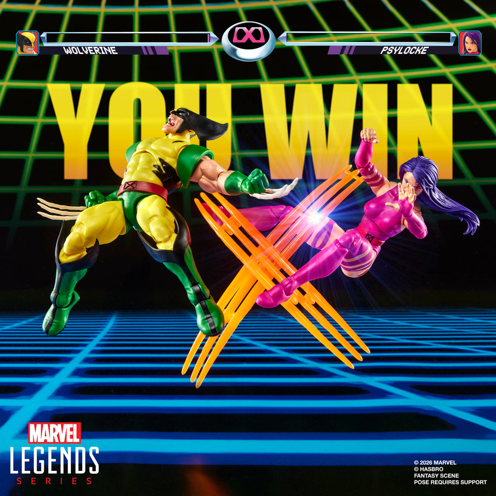 [PRE-ORDER] Marvel Legends Series - Marvel Games - Wolverine VS Psylocke Action Figure 2-Pack (G2403)