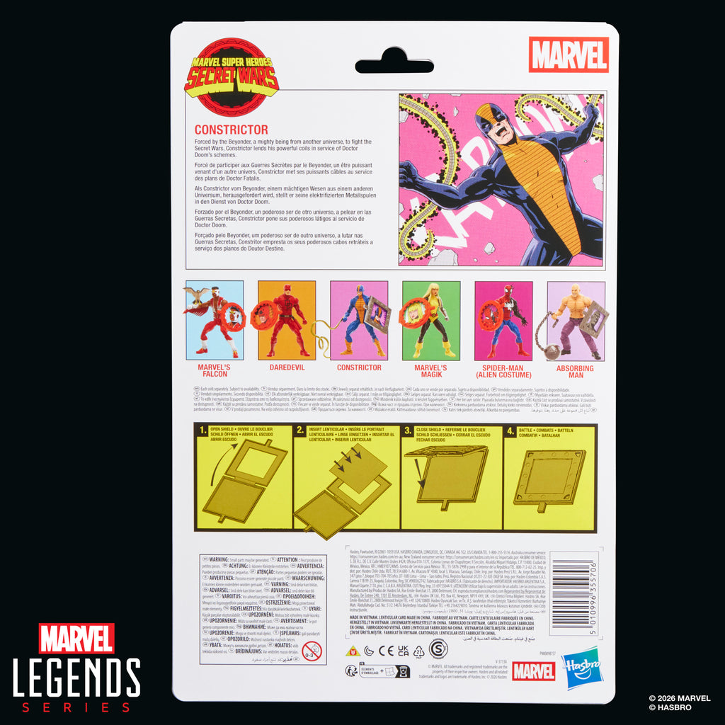 [PRE-ORDER] Marvel Legends Retro Series - Secret Wars (Wave 2) - Constrictor Action Figure (G2415)