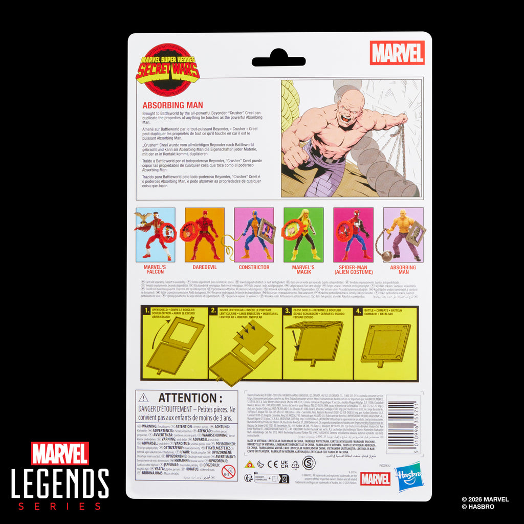 [PRE-ORDER] Marvel Legends Retro Series - Secret Wars (Wave 2) - Absorbing Man Action Figure (G2420)