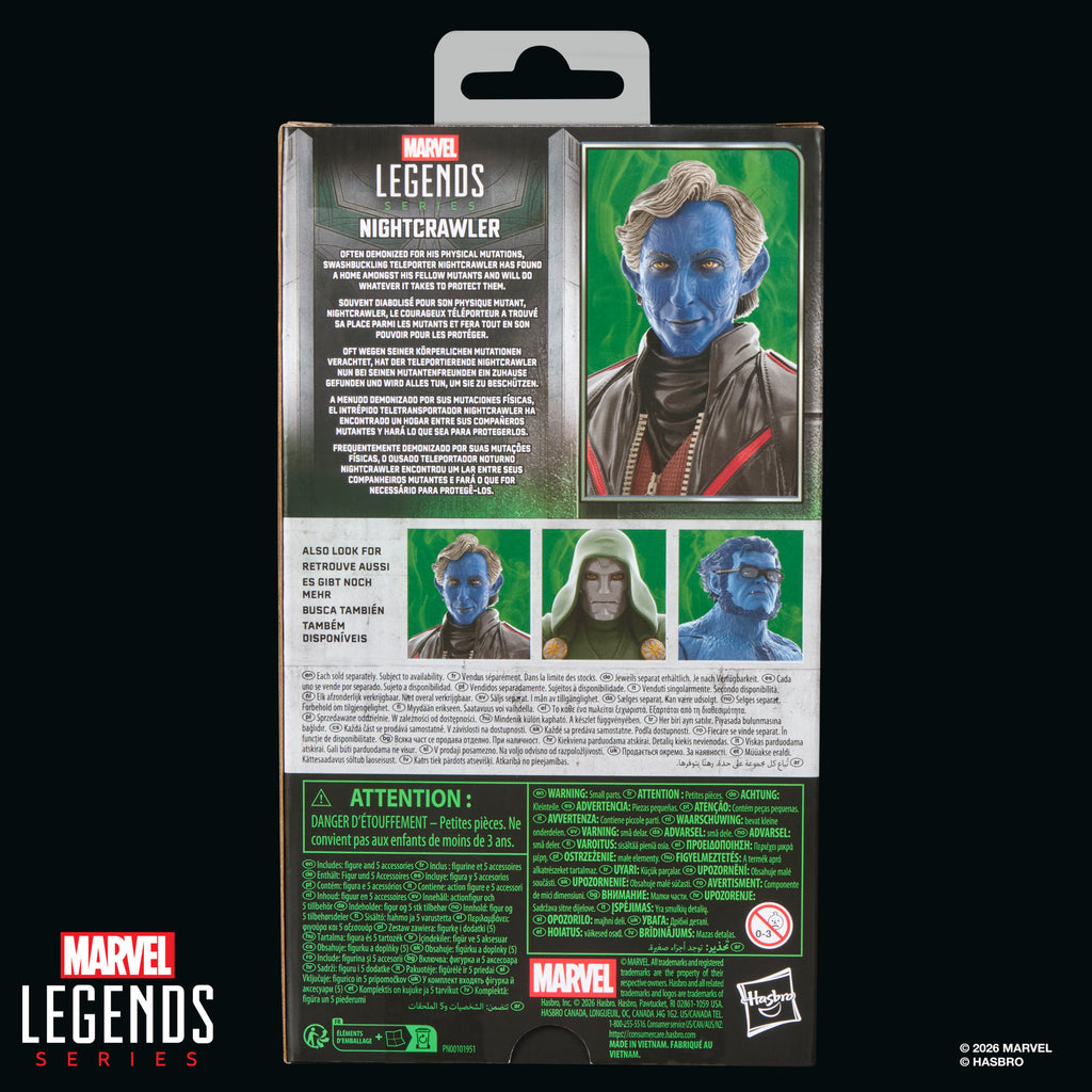[PRE-ORDER] Marvel Legends Series - Avengers: Doomsday (2026) - Nightcrawler Action Figure (G3514)