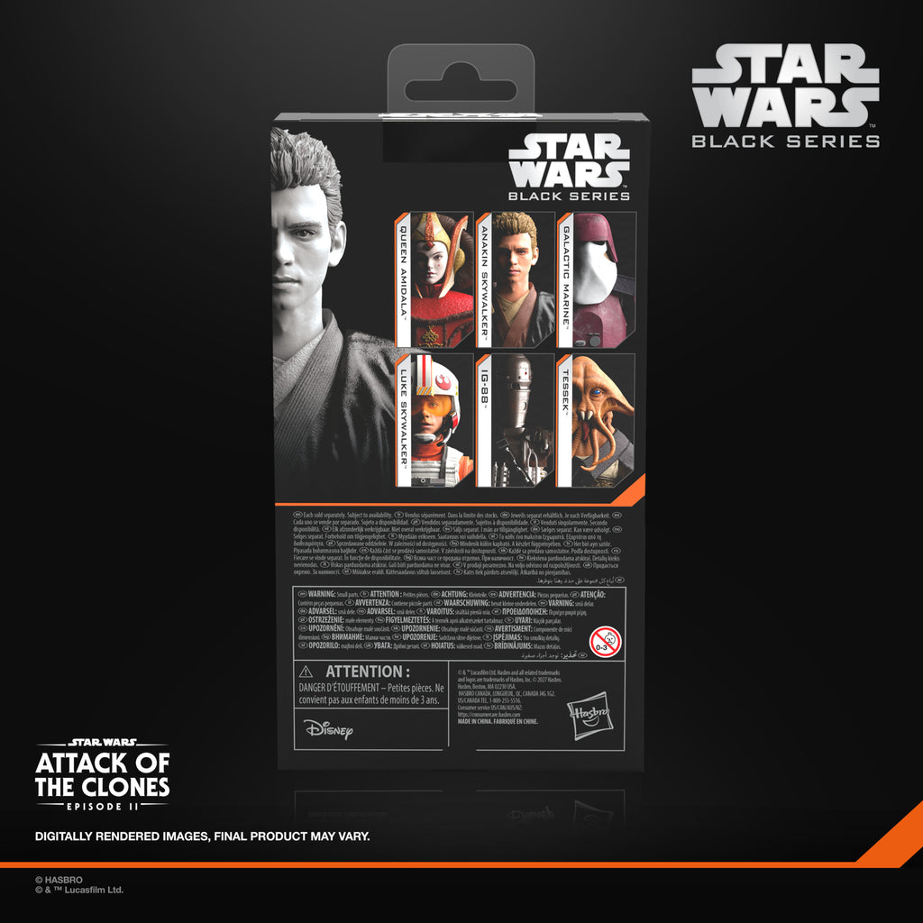 [PRE-ORDER] Star Wars: The Black Series - Attack of the Clones - Anakin Skywalker (Padawan) Action Figure (G4466)