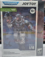 JoyToy Warhammer 40,000 Astra Militarum Cadian Command Squad Veteran Sergeant with Power Fist 1/18 JT7936 LAST ONE!