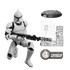 [PRE-ORDER] Blokees - Star Wars: Attack of the Clones - Clonetrooper Classic Class 07 Model Kit (75807)