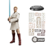[PRE-ORDER] Blokees - Star Wars: Revenge of the Sith Champion Class 09 Obi-Wan Kenobi Model Kit (75809)