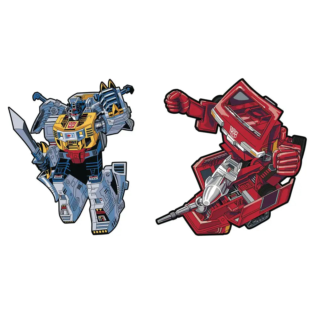 Transformers Enamel Pins - Grimlock X Ironhide Retro Pin Set (32390)