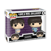 Funko Pop! Rocks - Oasis - Liam & Noel Gallagher Vinyl Bobblehead Figures 2-Pack (89383)