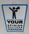 Novelty Sign: Your Opinion Matters, Not to Me, But I'm Sure Someone Somewhere Cares...(9 x 5.3-inch)