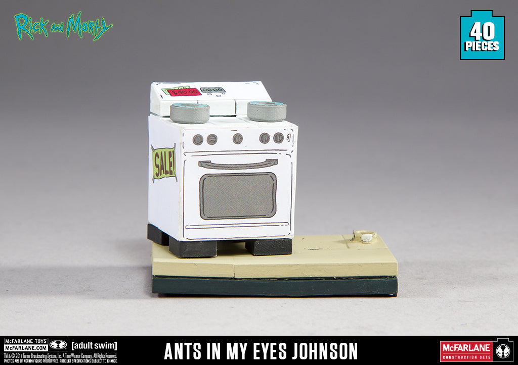McFarlane Toys - Rick and Morty - Ants In My Eyes Johnson Electronics Building Toy (12853) LOW STOCK