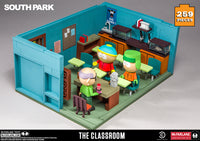 McFarlane Toys - South Park - Cartman, Kyle & Mr. Garrison & Classroom Building Toy (12899) LOW STOCK