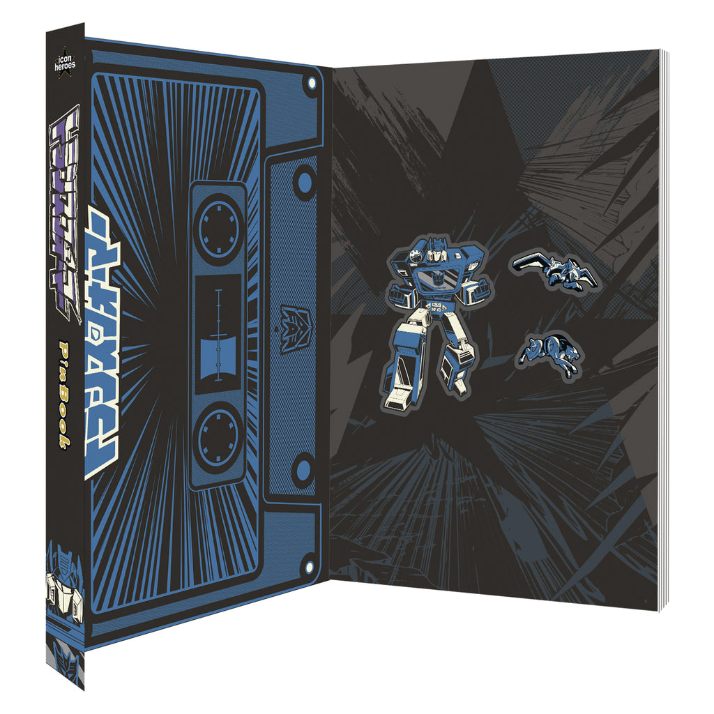 Icon Heroes - Transformers - Soundwave Noir (Ravage & Laserbeak) Pin Book (30333)