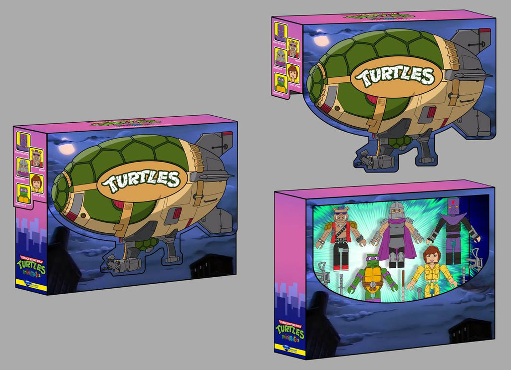 Minimates - Teenage Mutant Ninja Turtles Deluxe Turtle Blimp Box Set (82451)