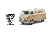 Hollywood Rides Transformers Rise of the Beasts Wheeljack (Volkswagen Bus) 1:24 Scale Die-Cast 34264 LOW STOCK