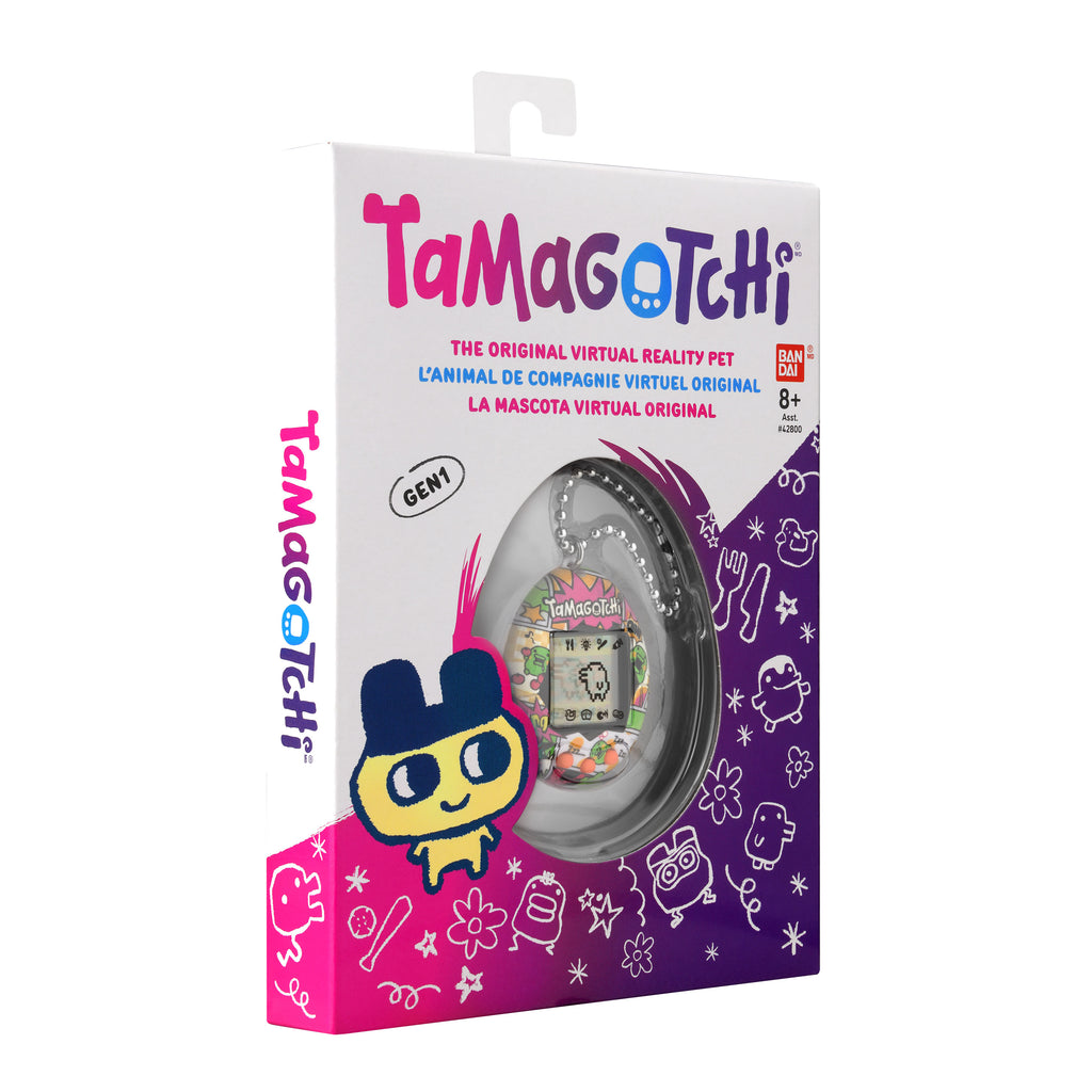 Bandai - The Original Tamagotchi (Gen 1) Kuchipatchi Comic Book Portable Electronic Game (42969)