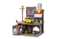 Jada: Nano Metalfigs - Teenage Mutant Ninja Turtles TMNT Turtle Lair Scene, 4 Figures, Vehicle 34679