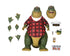 NECA Dinosaurs (TV Show) - Earl Sinclair Ultimate Action Figure (43520) LOW STOCK