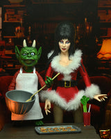 NECA - Elvira (Very Scary Xmas) Ultimate Action Figure & Creature Who Was Stirring Figure (56081)