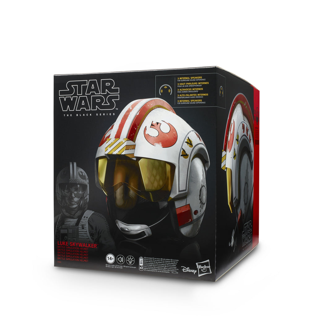 Star Wars: The Black Series - Luke Skywalker Battle Simulation Helmet - Premium Electronic Roleplay Collectible