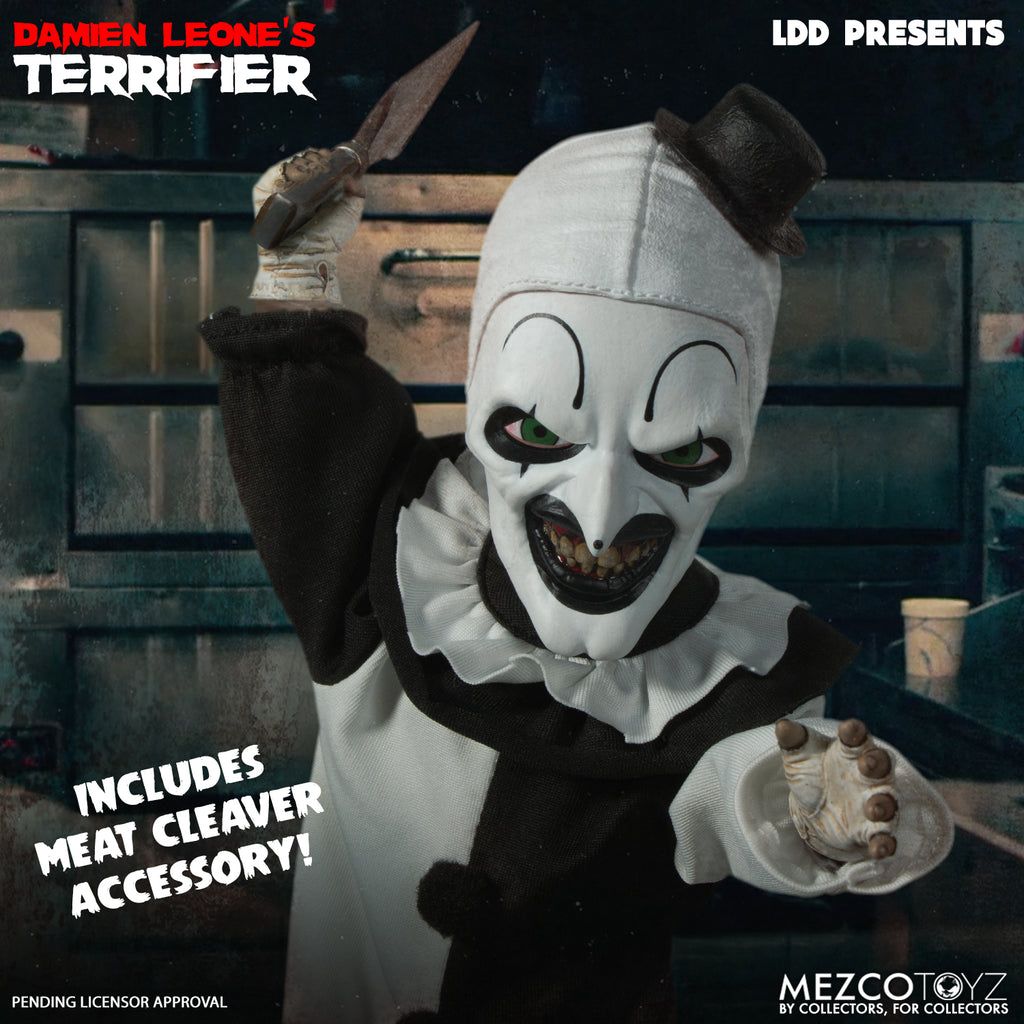 Mezco Toys Living Dead Dolls Presents! - Terrifier, Art the Clown (91017) Doll