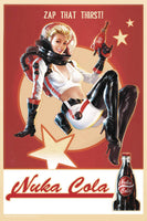 Fallout - Nuka Cola Pin-up (12x18) Previews Exclusive Tin Sign Replica (00492) LOW STOCK