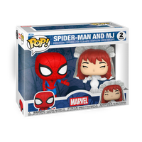 Funko Pop Marvel/Couples: Spider-Man and MJ (Mary Jane Watson) Vinyl Bobblehead Figures 2-Pack 90297 LOW STOCK